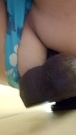 Deep Anal Penetration with a Large Vibrator