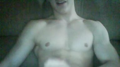 American Model Jerks His Dick