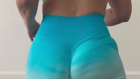 Walking in My Teal Shorts