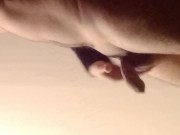 Uncut Soft penis masturbation
