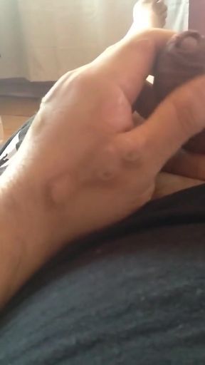 boy shows his sweaty big dick   Clip 1