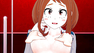 DEKU FUCKS OCHAKO AT A LOVE HOTEL (MY HERO ACADEMIA HENTAI)