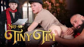 Step Father Gets Seduced By His Stepson While He Is In His Tiny Tim Costume - Hot Christmas