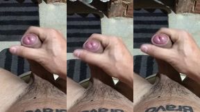 me masturbando ate gozar no banheiro de casa