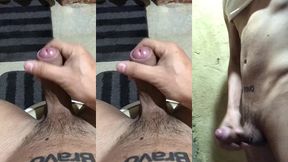 me masturbando ate gozar no banheiro de casa