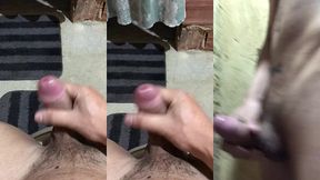 me masturbando ate gozar no banheiro de casa