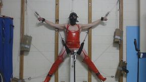 Predicament Self Bondage suspension spread eagle