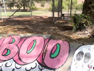 Fuck! Real Teens - Penelope Snaps Gets Raw Drilled Outdoors And On The Daybed