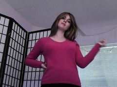 Hottest brunette solo webcam masturbation 2