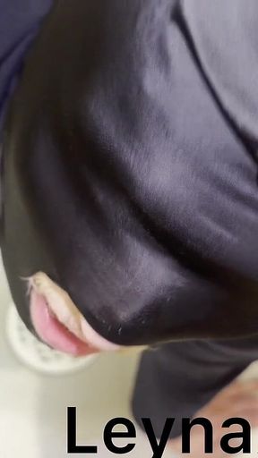 Dominatrix Fills Her Submissive with Piss, Humiliates Him, Trains Him Like a Good Pup and Laughs at His Little Cock