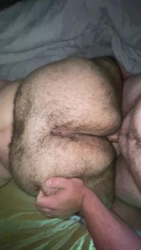 Fucking Hairy Slut From Behind Making Them Cream on on White Cock