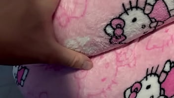 Playing with ass In Hello Kitty PJs