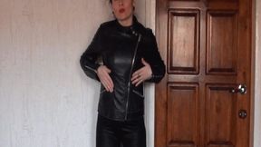 flirting in leather jacket mpg
