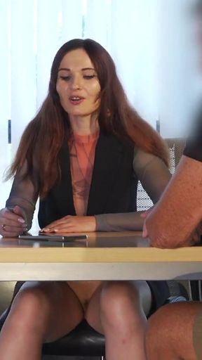 Thrilling moment from &quot;Prank: we hired a french teacher for her. She got naked during the lesson&quot;