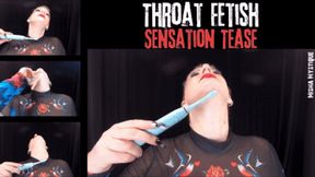 Throat Fetish Sensation Tease - mp4