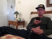 Guy Next Door Jacks Off Big Dick