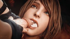 Some Overtime - Ashley Graham gets her butt pounded by Resident Evil Leon Kennedy