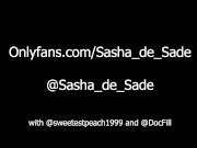 Sharing my trans body with a curious straight couple - @Sasha_de_Sade