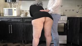 Disgruntled stepmom admitted that a cock in the ass can calm her down