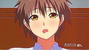 Hentai teen gets morning blowjob