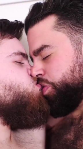BEARFILMS - Inked Claudio White hammered by big bear after BJ