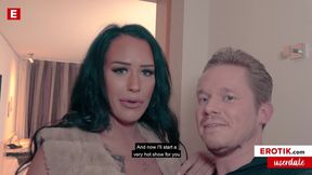 Big fake tits hottie Zara Mendez shows random Fan a good time!