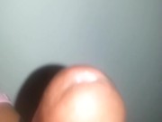 my dick erupted cum...