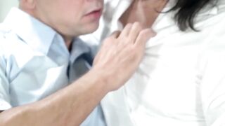 MILF Facescreamed with Big Dick's Creampie in POV