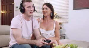 Stop playing and fuck my hot mom