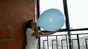 Diana next B2P on the balcony Full HD