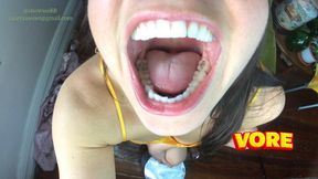 Vile Breath Vore - Giantess MILF Vore Fantasy - Teeth Fetish