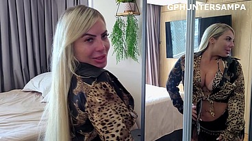 Em Balneário Camboriú com lindíssima Sabrina Rabanne - Anal Total!!! Fodi muito essa bunda gostosa! POV