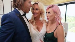 BrideZZilla's Wild Wedding Fuckfest - Adira Allure and Adira Allure Take on Mick Blue.