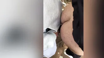 Latino twink cruises married daddies in the forest for bareback outdoor fuck