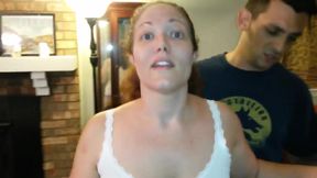 Blonde Mommy Takes BBC With Amateur Creampie Heat