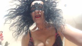 Cucumber in Front Ass While You Picks with Open Pantyhose