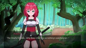 Elise and her submissive futanari slaves