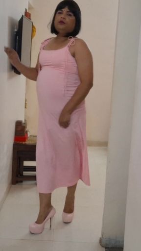 Pink Lips Pink Dress and My Pink Tip