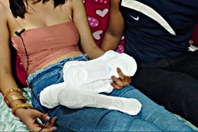 The neighborhood boy today brought so many pads and started putting it on my chute, only then I took his in my mouth.