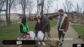 Dirty Old Man’s Rimming Threesome W Cheerleaders From Beaver University Serina Gomez & Katarina Rina– – Immoral Live 4k