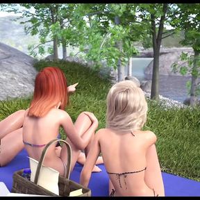 Radiant #9 - Johannes spend the day with ladies at the lake