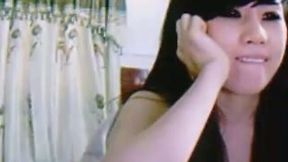 Stunning webcam clip with a Vietnamese teen caressing herself