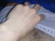Gran polla llena de leche súper caliente