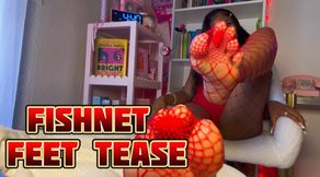 Fishnet Feet Tease JOI 4 Ebony Mistress 🦶🏽❤️