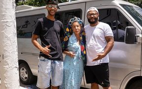 Tattooed 81 Year Old Granny DP in Driving Van