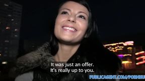 Amateur Blowjob on fairground ride before outdoor fuck