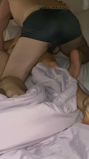 Sexy lingerie, delicate cunny, cumminated ass   Clip 1