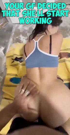 Group of amature girls show off their bareback cheating backshots