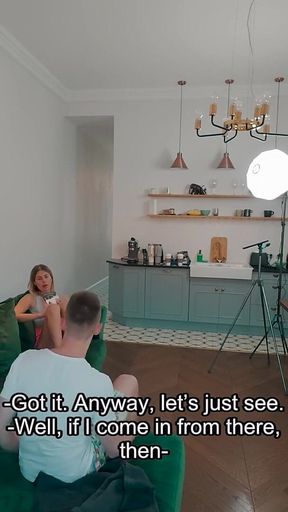 S6e2 Bts Pt1: Zlata Shine Arrival, Outfit Picks and Hallway Tease and Couch Blowjob