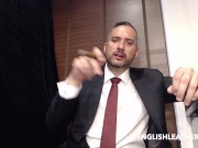 Me in my sharp suit, formal shoes and smoking on a cigar preview
